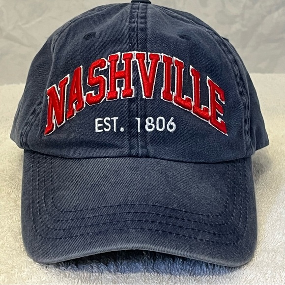 Stellar Adjustable Cotton Baseball Cap embroidered with NASHVILLE lettering - Picture 14 of 14